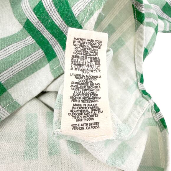 THE GREAT. The Harbor Shirt in Bright Green Pioneer Plaid 0|XS - Picture 8 of 13